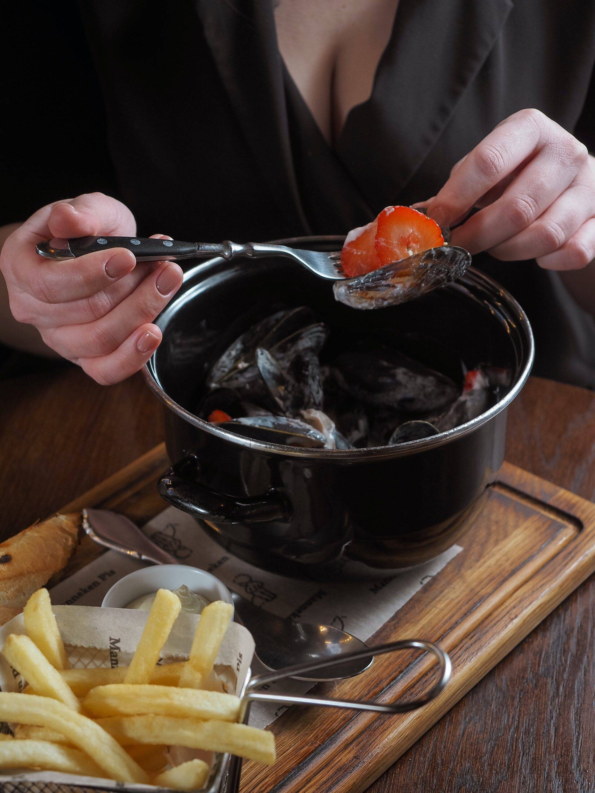 The Best Mussels and Fries; From Sea to Plate