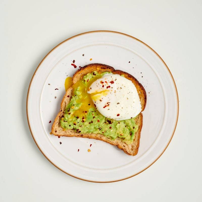 New Popular Avocado Toast with Poached Egg