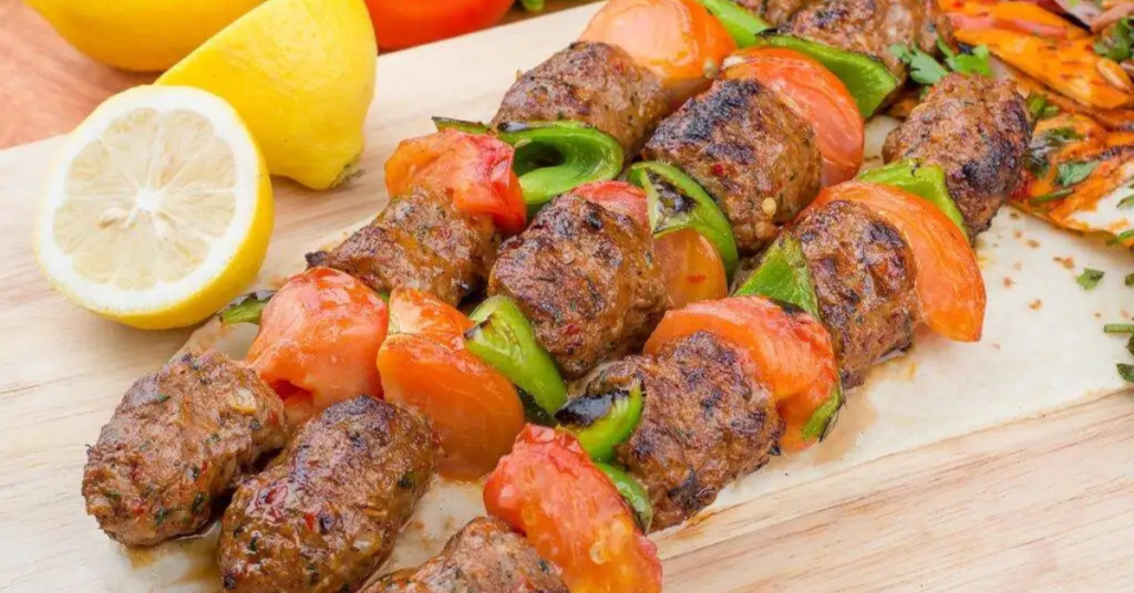 Beef and Vegetable Kebabs