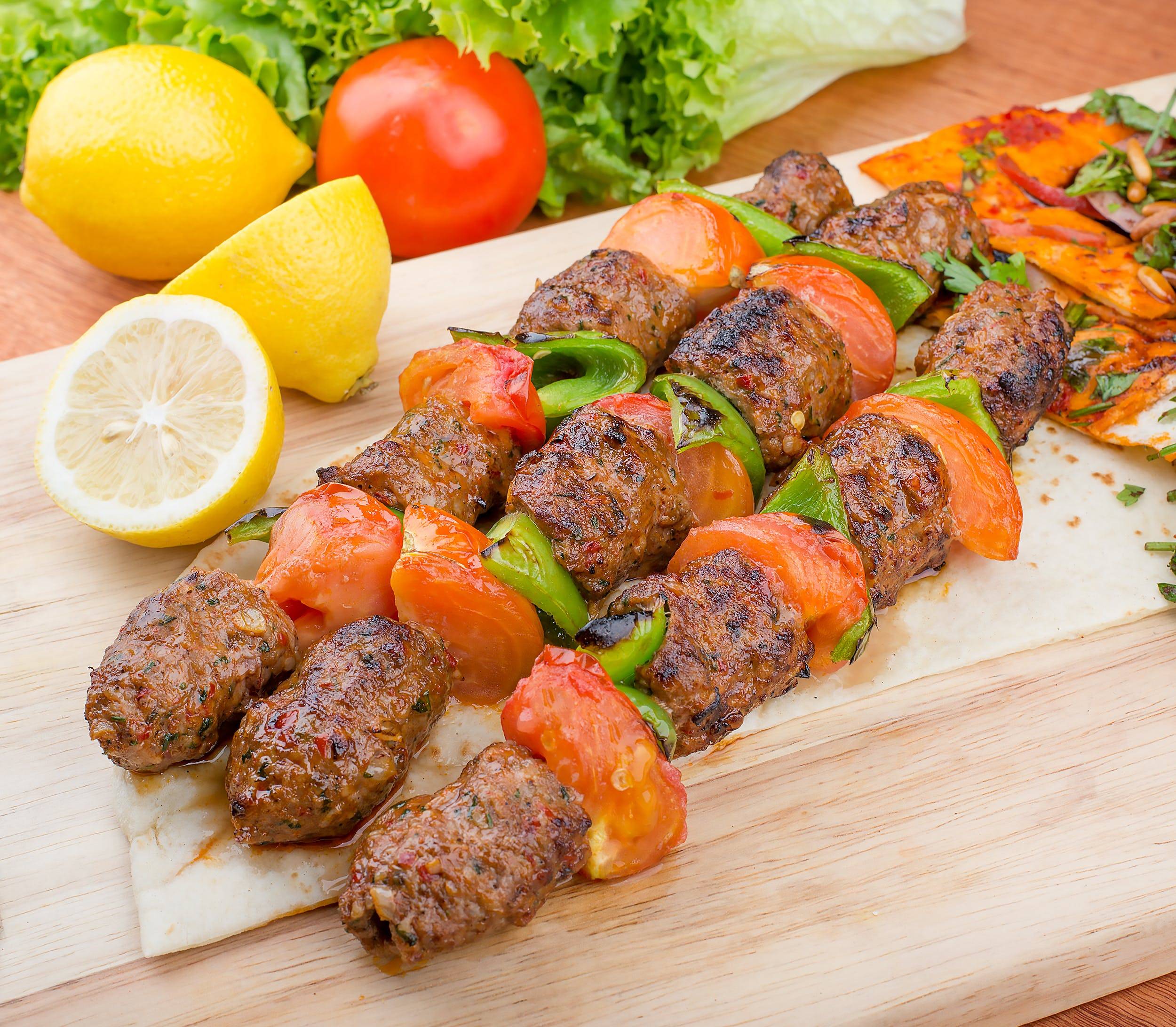 Beef and Vegetable Kebabs