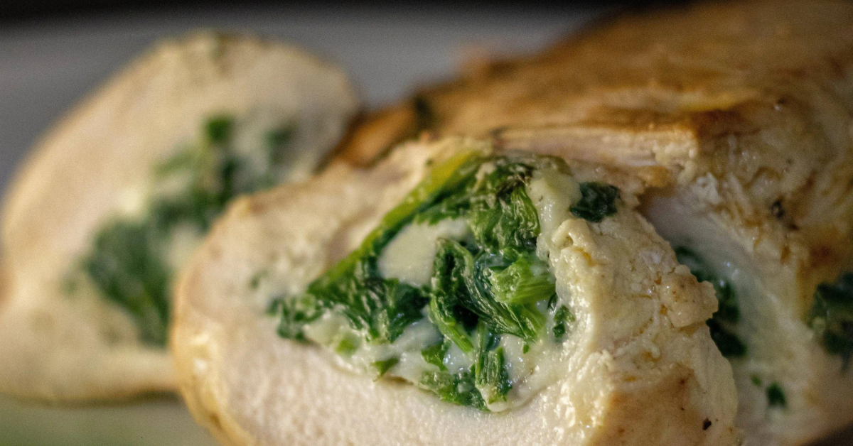 Spinach and Feta Stuffed Chicken Breast