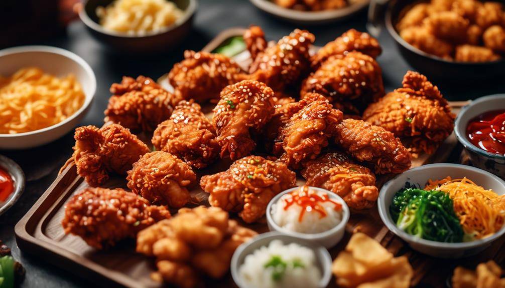 Korean Fried Chicken And Other Popular Snacks