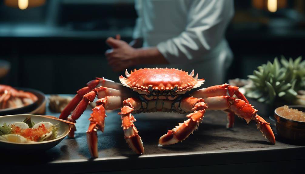 For Preparing And De-Shelling King Crabs
