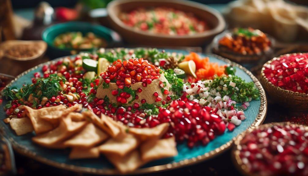 Lebanese Dishes With Pomegranate As A Key