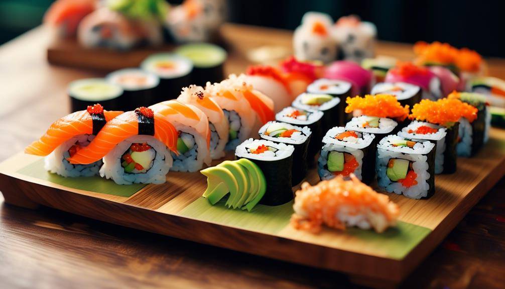 Exotic Japanese Sushi Roll Combinations