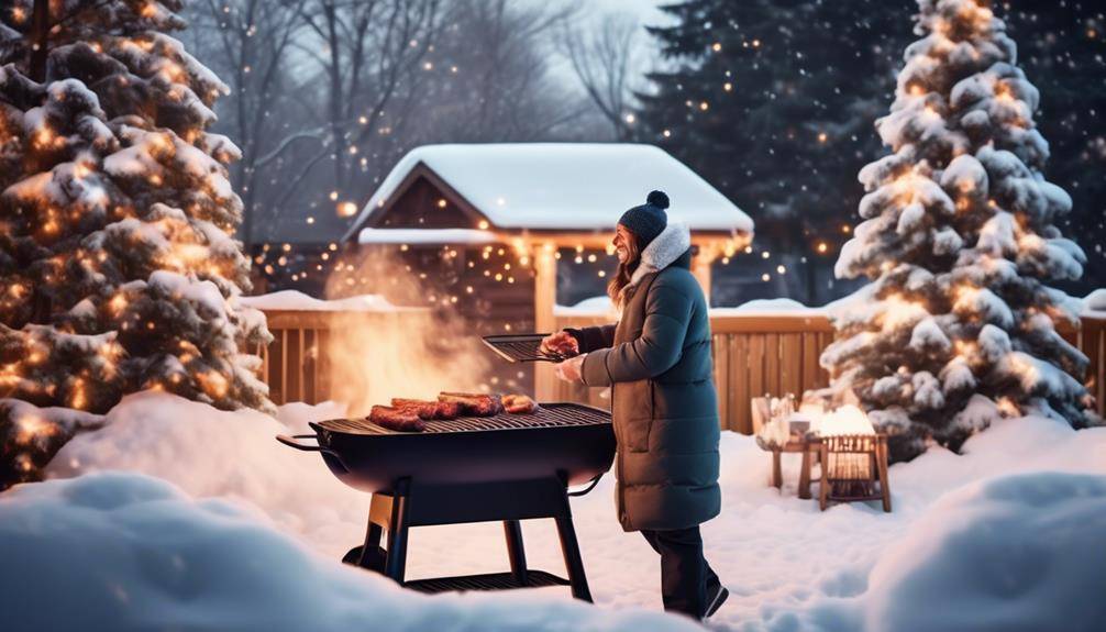 Grilling In Winter