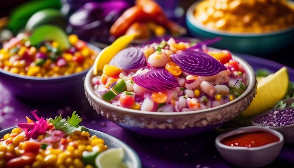 Peruvian Cuisine And Its Vibrant Colors