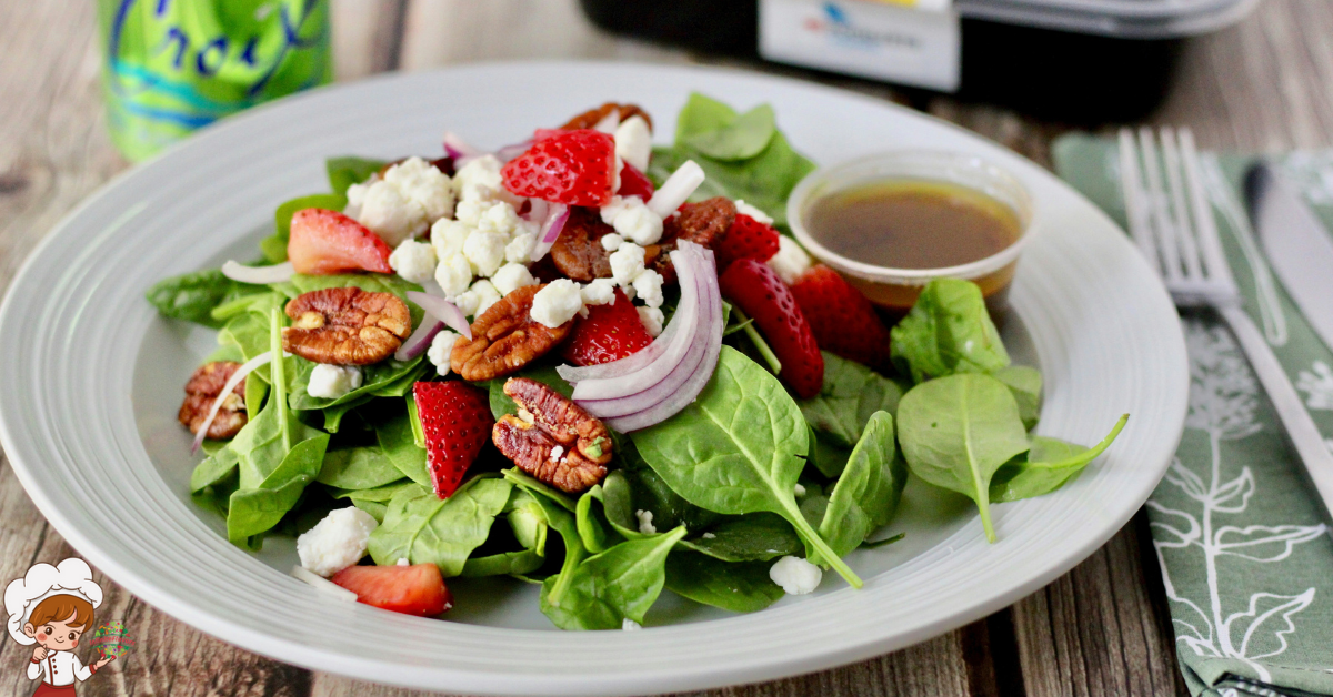 Amazing Journey of Spinach and Strawberry Salad