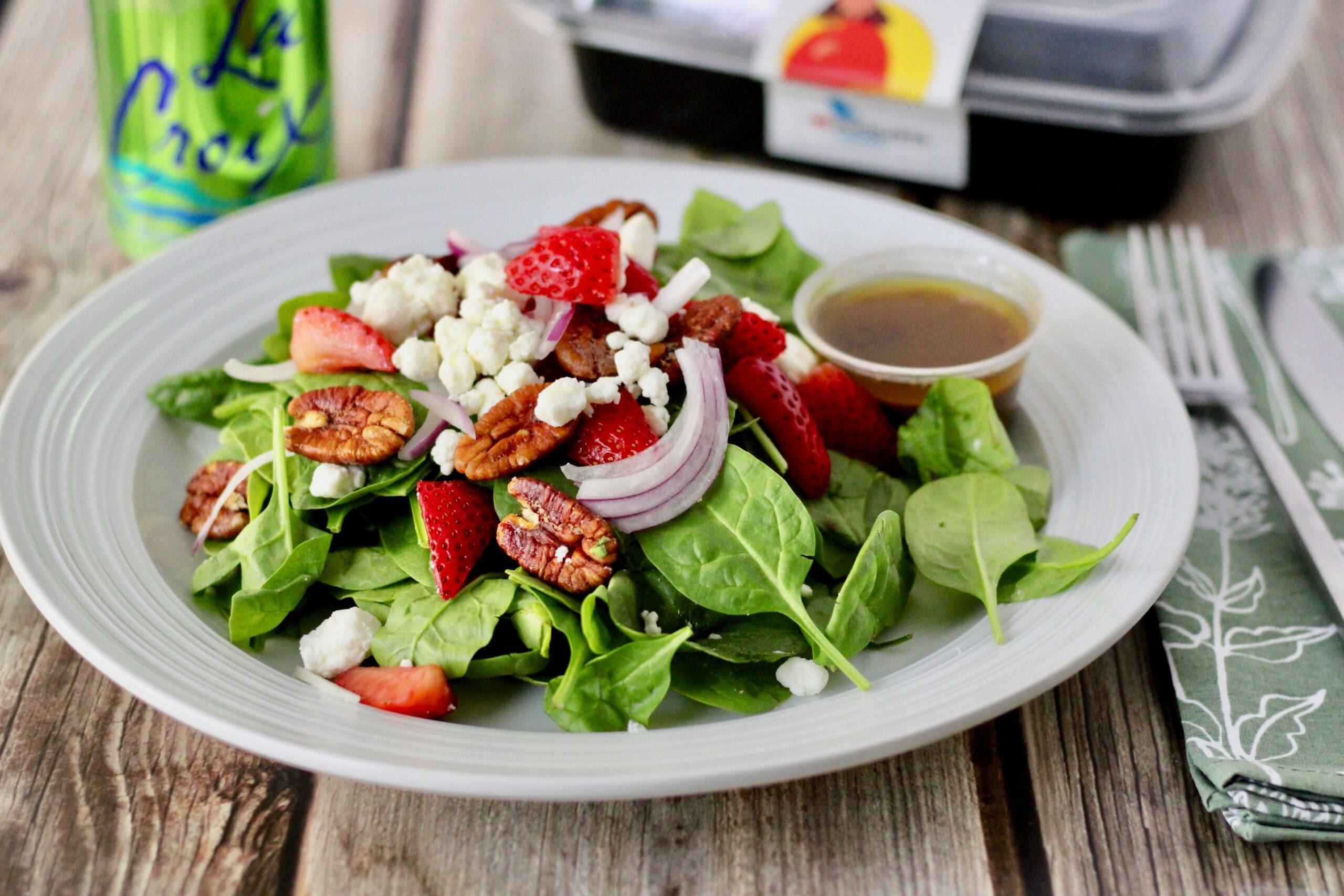 Amazing Delightful Journey of Spinach and Strawberry Salad