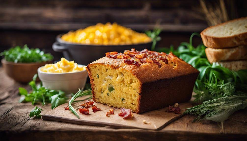 delicious bacon cheese cornbread