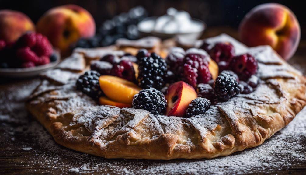 delicious rustic fruit pastry