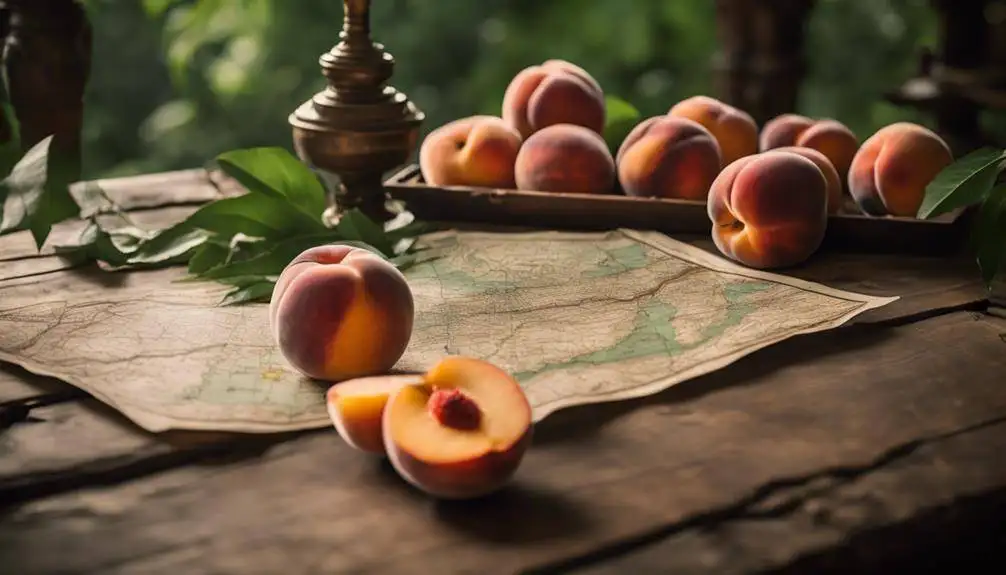 peach fruit historical background