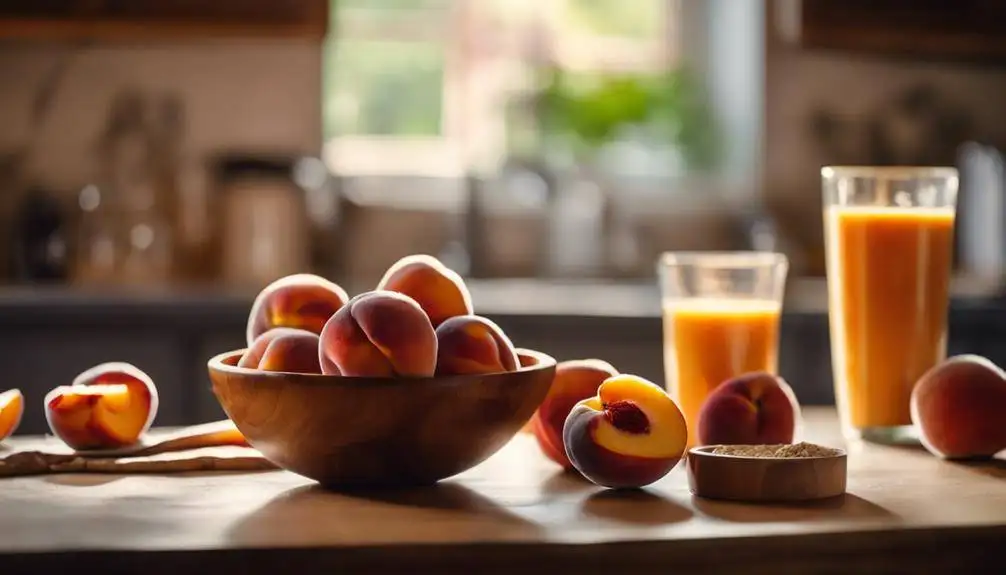 peaches nutrient rich summer fruit