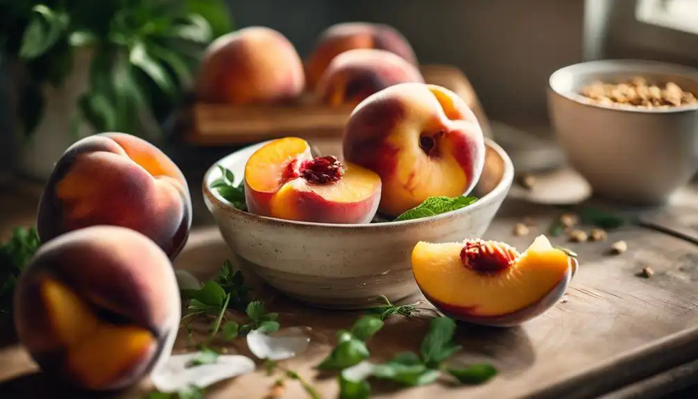 nutritious peach snack ideas