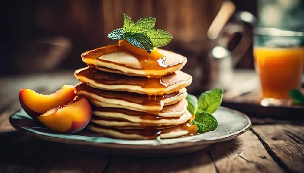 delicious peach pancake toppings