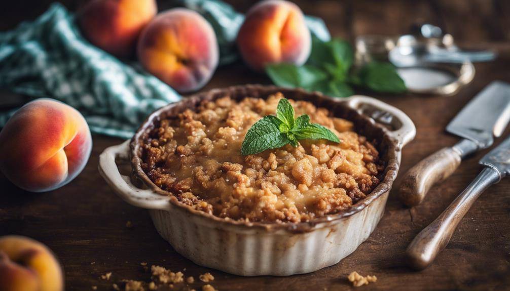 The Best Peach Crisp With Fresh Peaches