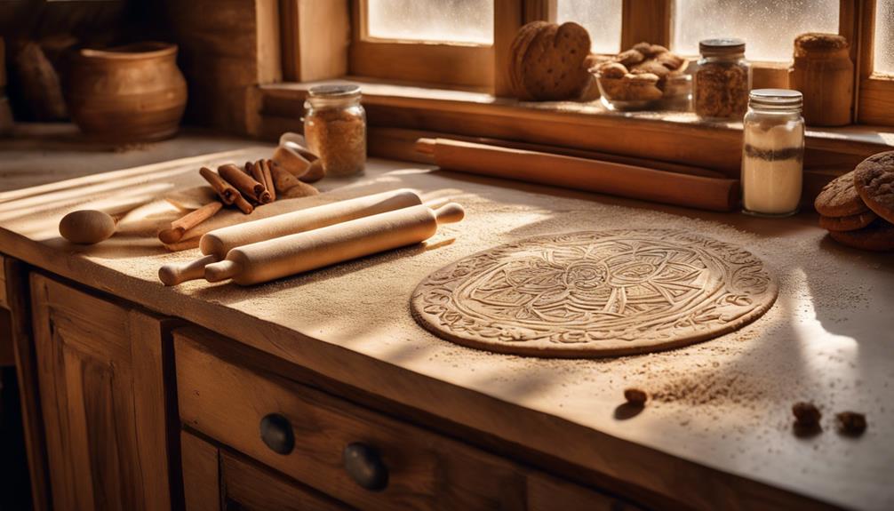 Rolling Pins With Engraved Designs