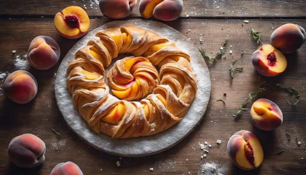 preparing the french pastry