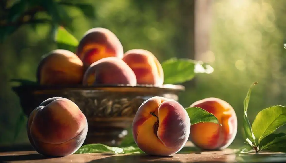 peaches represent fertility and renewal