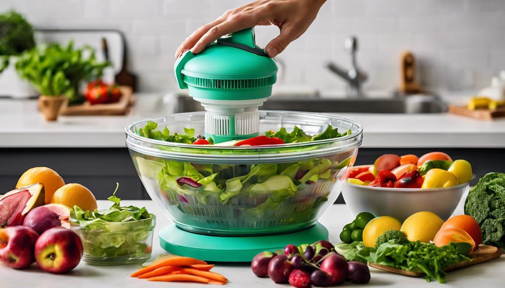 Salad Spinners With Multi-Functional Use