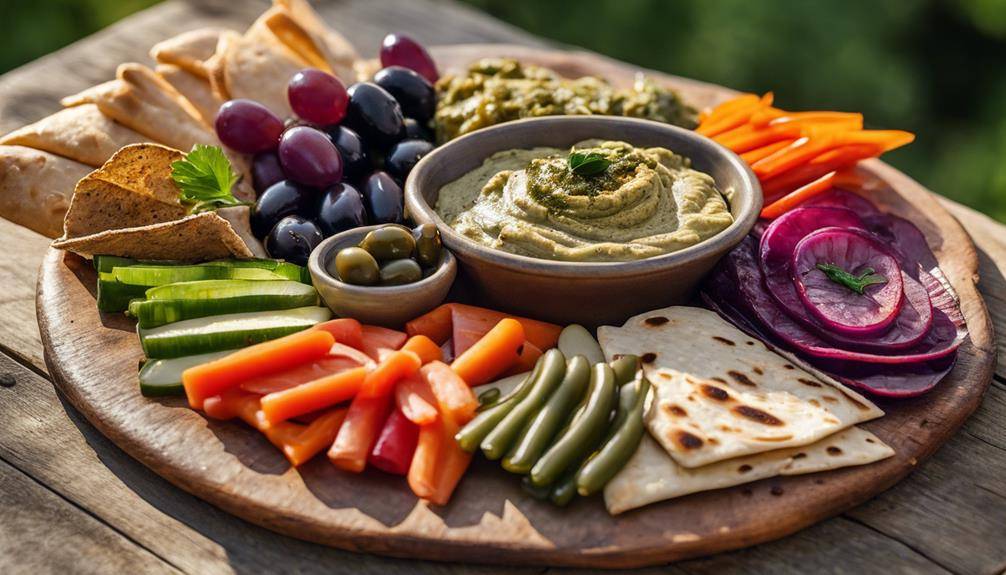Traditional Mediterranean Mezze Platters