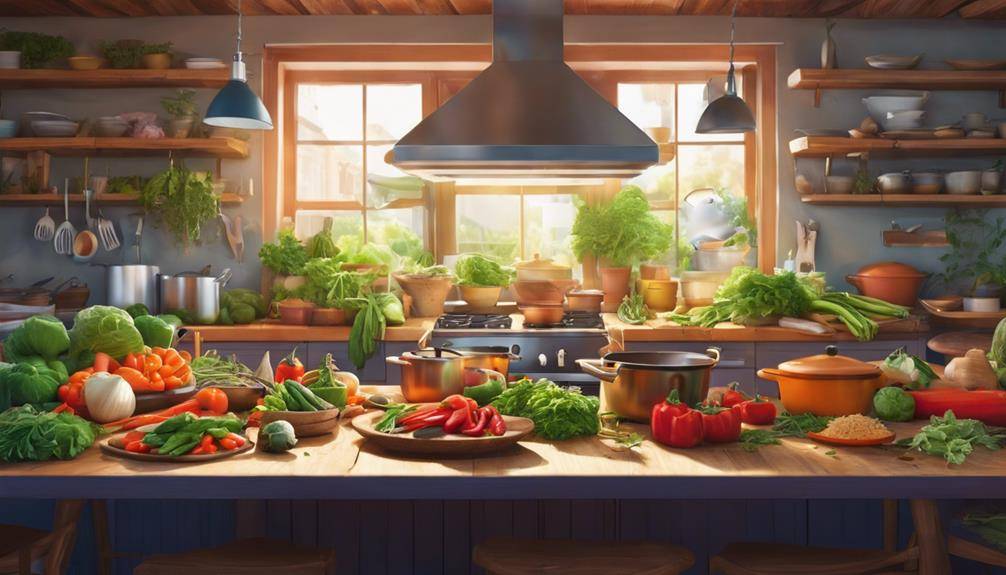 Amazing Large-Scale Vegetarian Cooking