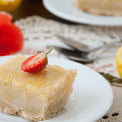 The Amazing Strawberry Lemon Blondies