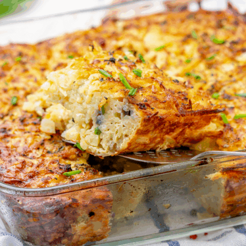 Best Cheesy Comfort Dish Hashbrown Casserole