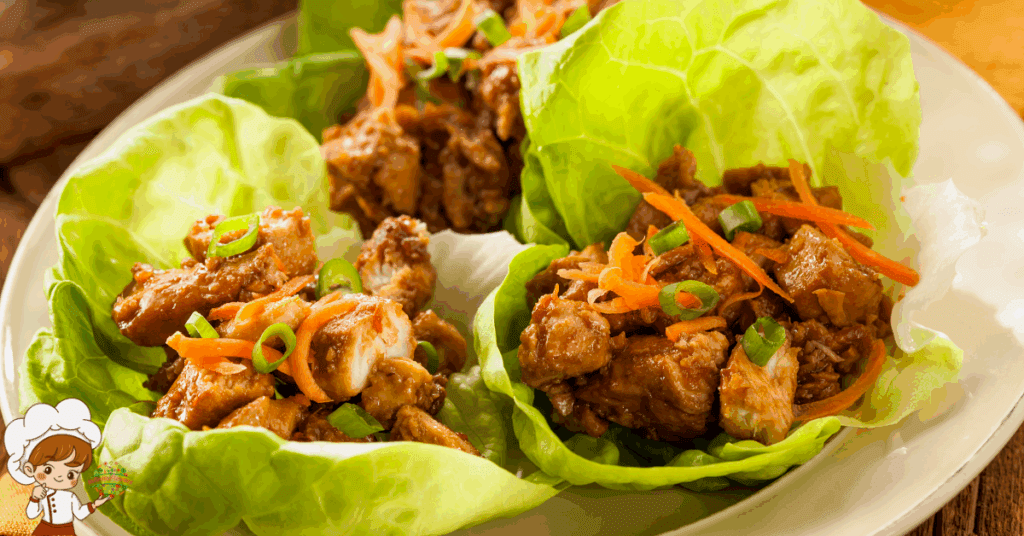 Healthy Amazing BBQ Chicken Lettuce Wraps