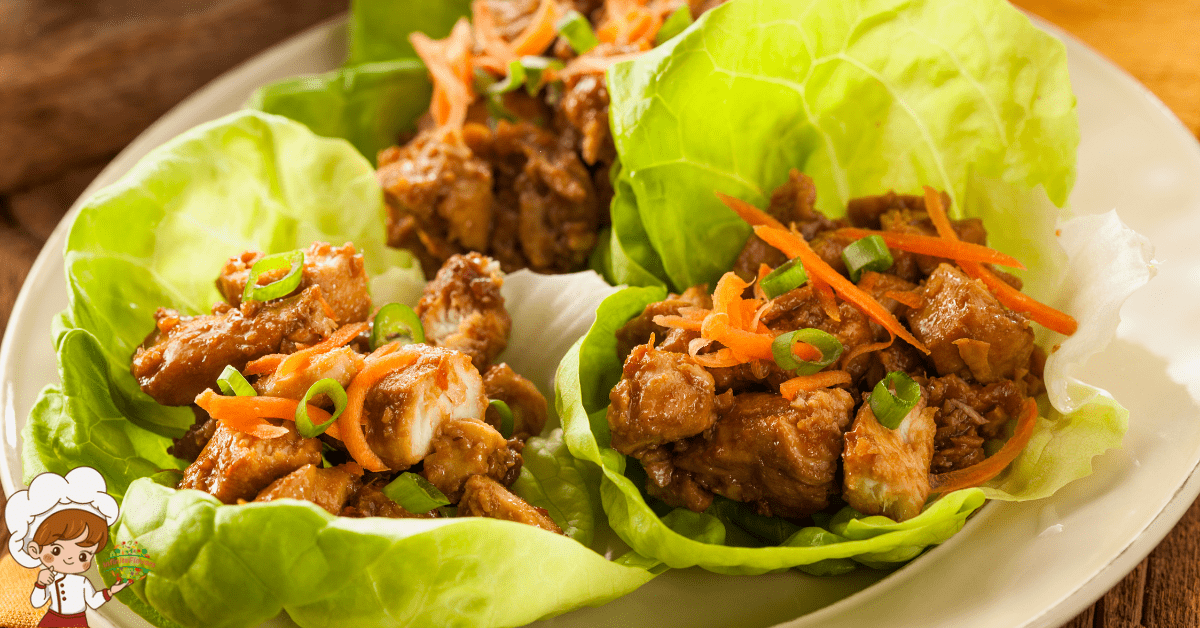Healthy Amazing BBQ Chicken Lettuce Wraps