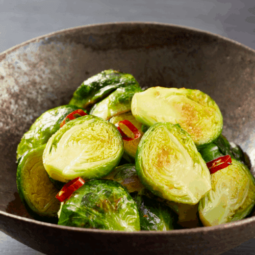 Origin of Maple Glazed Brussels Sprouts