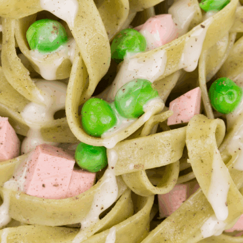 Deep Roots Amazing Ham and Pea Pasta