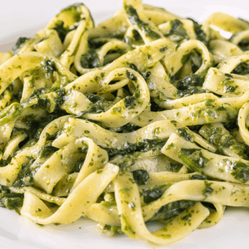 Garlic and Spinach Pasta