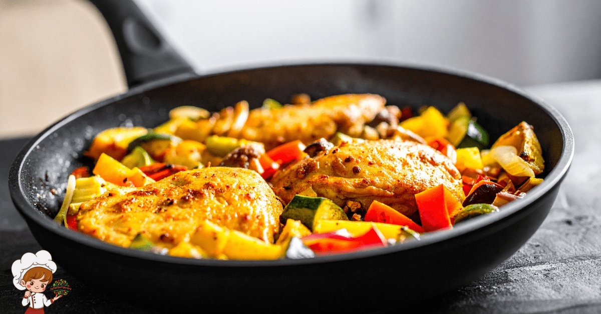 Great Origin of Turkey and Vegetable Skillet