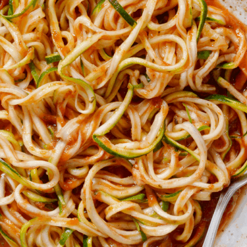 The Amazing Zucchini Noodles with Marinara