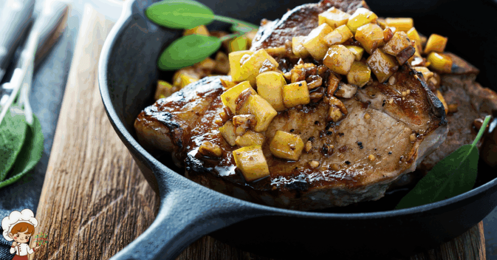 Story of Super Easy Pork Chops with Apples