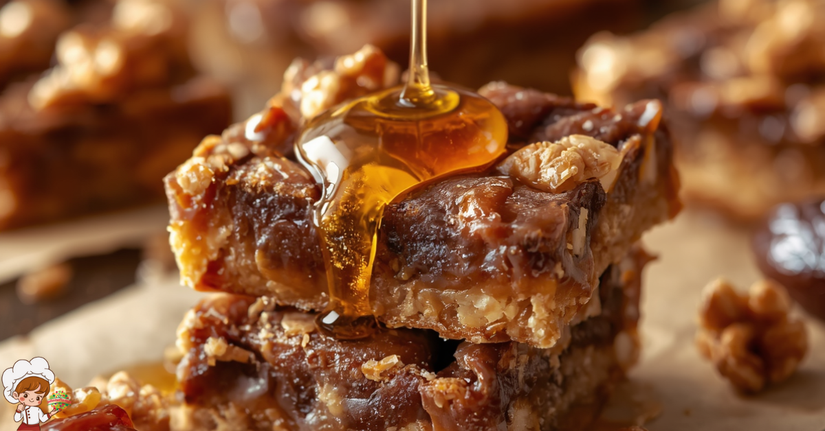 The Best Honey-Date Walnut Bars