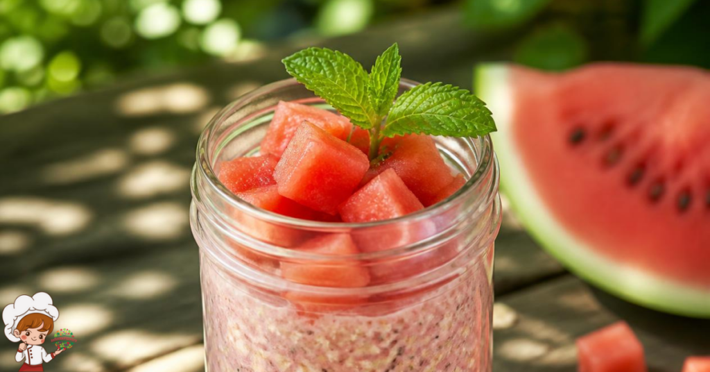 Taste Of Summer Watermelon Overnight Oats